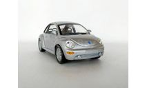 1:24 Volkswagen New Beetle (серый) Фольксваген Welly Б.10071, масштабная модель, scale24