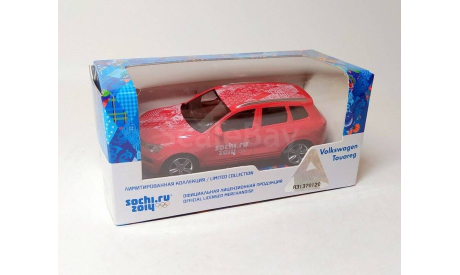Volkswagen Touareg Сочи 2014 (красный) UNI Fortune  Б.10135, масштабная модель, Uni-Fortune, scale43