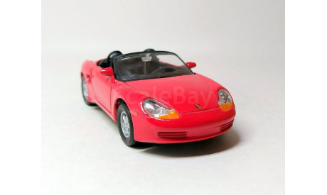 Модель-игрушка Porsche Boxter Roadster (красный) Порше Welly  Б.10142, масштабная модель, scale0