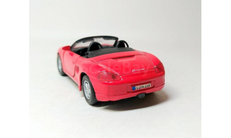 Модель-игрушка Porsche Boxter Roadster (красный) Порше Welly  Б.10142, масштабная модель, scale0