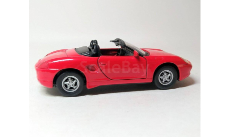 Модель-игрушка Porsche Boxter Roadster (красный) Порше Welly  Б.10142, масштабная модель, scale0