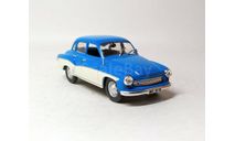 Wartburg 311/312 limousine (синий/белый) Вартбург DeAgostini  Б.10280, масштабная модель, scale43