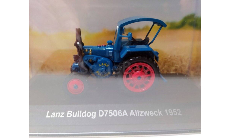 Трактор Lanz Bulldog Allzweck 1952 (синий) Hachette  Б.10312, масштабная модель, scale43