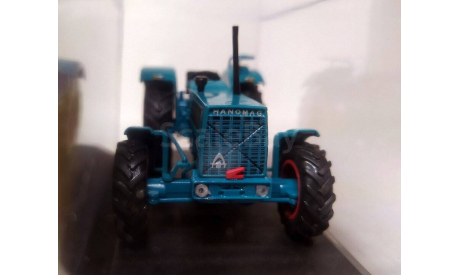 Трактор Hanomag Robust 900A 1970 (бирюзовый) Hachette  Б.10313, масштабная модель, scale43