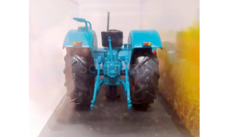 Трактор Hanomag Robust 900A 1970 (бирюзовый) Hachette  Б.10313, масштабная модель, scale43