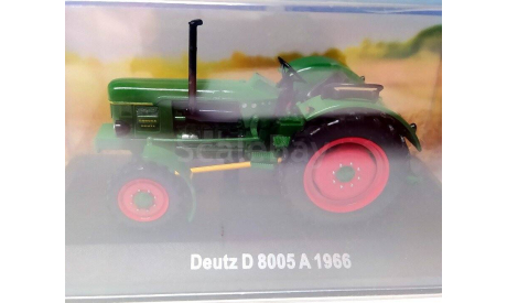 Трактор Deutz D 8005A 1966 (зелёный) Hachette  Б.10314, масштабная модель, scale43