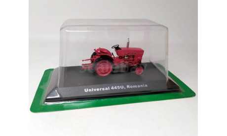 Трактор Universal-445U (красный) Hachette  Б.10319, масштабная модель, scale43