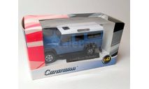 Land Rover Defender (синий/белый) Ленд Ровер Cararama  Б.10486, масштабная модель, Bauer/Cararama/Hongwell, scale43