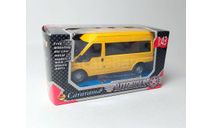 ord Transit Mini Bus (жёлтый) Форд Cararama  Б.10488, масштабная модель, Ford, Bauer/Cararama/Hongwell, scale43