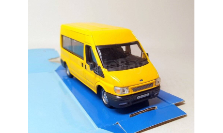 ord Transit Mini Bus (жёлтый) Форд Cararama  Б.10488, масштабная модель, Ford, Bauer/Cararama/Hongwell, scale43
