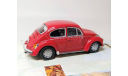 Volkswagen VW Beetle (красный) Фольксваген Cararama  Б.10492, масштабная модель, Bauer/Cararama/Hongwell, scale43