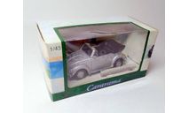 Volkswagen VW Beetle Cabriolet без тента (серебристый) Фольксваген Cararama  Б.10493, масштабная модель, Bauer/Cararama/Hongwell, scale43