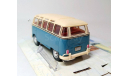 Volkswagen VW Bus Samba (синий/бежевый) Фольксваген Cararama  Б.10496, масштабная модель, Bauer/Cararama/Hongwell, scale43