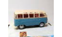 Volkswagen VW Bus Samba (синий/бежевый) Фольксваген Cararama  Б.10496, масштабная модель, Bauer/Cararama/Hongwell, scale43