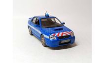 Subaru Impreza полиция Франции (синий) DeAgostini Б.10675, масштабная модель, scale43