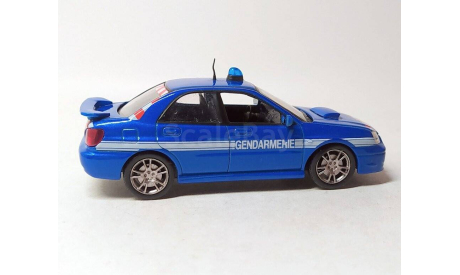 Subaru Impreza полиция Франции (синий) DeAgostini  Б.10675, масштабная модель, scale43