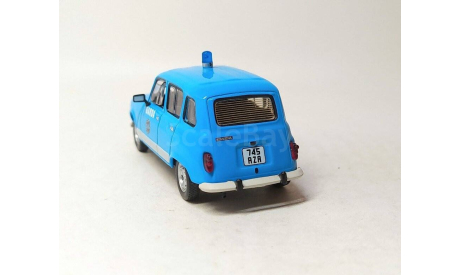 Renault-4L полиция Ирландии (синий) DeAgostini  Б10702, масштабная модель, scale43