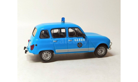 Renault-4L полиция Ирландии (синий) DeAgostini  Б10702, масштабная модель, scale43