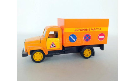 Модель-игрушка Горький-3307 фургон ’Дорожная служба’ (оранжевый) Технопарк  Б.10784, масштабная модель, scale0, ГАЗ