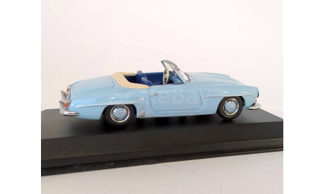 Mercedes-Benz 190 SL 1955 Roadster (голубой) Мерседес Minichamps  Б.10866, масштабная модель, scale43