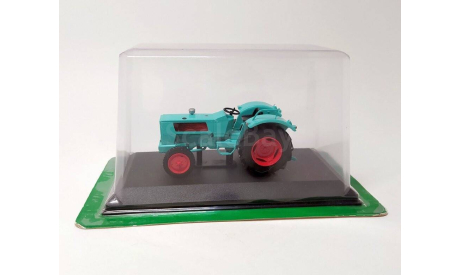 Трактор Hanomag Brillant 601 1967 (бирюзовый) Hachette  Б.10958, масштабная модель, scale43