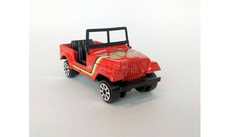 Jeep Wrangler (красный) Джип Bburago  Б.11009, масштабная модель, scale43