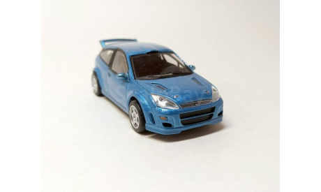 Ford Focus (голубой) Форд Cararama  Б.11059, масштабная модель, Bauer/Cararama/Hongwell, scale43