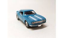 Chevrolet Camaro Z-28 1967 (голубой) Шевроле Signature Models Yatming Б.11071, масштабная модель, Yat Ming, scale43
