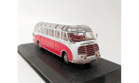 1:72 Kassbohrer Setra S8 1951 (красный/белый) DeAgostini  Б.11370, масштабная модель, DeAgostini (итальянские автомобили), scale72