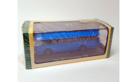 1:72 Fiat 306/3 Interurbano 1972 (синий) DeAgostini  Б.11372, масштабная модель, DeAgostini (итальянские автомобили), scale72