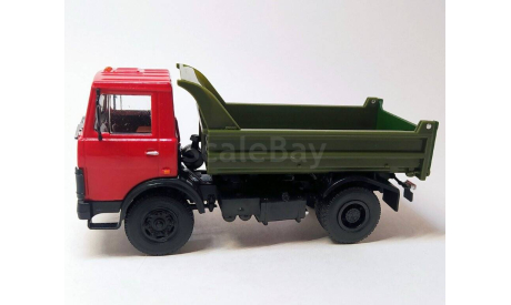 МАЗ-5551 самосвал (красный/зелёный) DeAgostini  Б.11398, масштабная модель, scale43