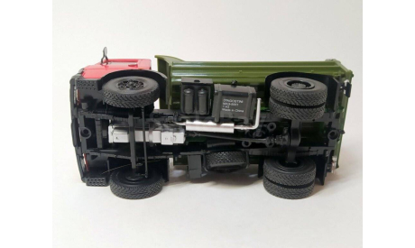 МАЗ-5551 самосвал (красный/зелёный) DeAgostini  Б.11398, масштабная модель, scale43