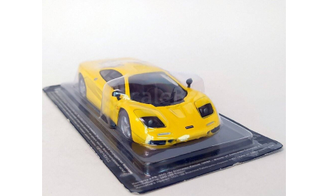 McLaren F1 (жёлтый) МакЛарен DeAgostini  Б.11462, масштабная модель, scale43
