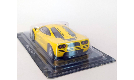 McLaren F1 (жёлтый) МакЛарен DeAgostini  Б.11462, масштабная модель, scale43