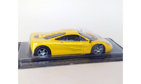 McLaren F1 (жёлтый) МакЛарен DeAgostini  Б.11462, масштабная модель, scale43