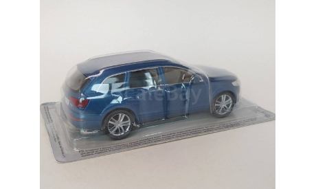 AUDI Q7 (синий) Ауди DeAgostini  Б.11467, масштабная модель, scale43