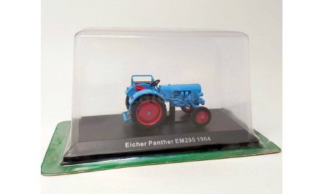 Трактор Eicher Panther EM 295 1964 (голубой) Hachette  Б.11592, масштабная модель, scale43