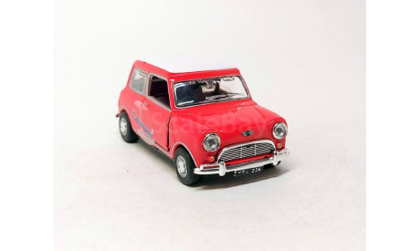 Morris Mini Cooper (красный/белый) Мини Купер Cararama  Б.11600, масштабная модель, Bauer/Cararama/Hongwell, scale43