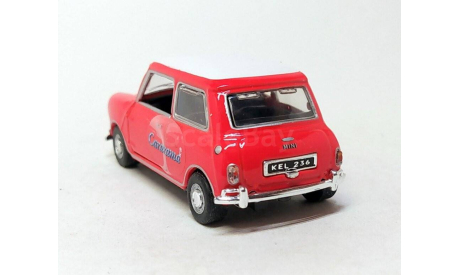 Morris Mini Cooper (красный/белый) Мини Купер Cararama  Б.11600, масштабная модель, Bauer/Cararama/Hongwell, scale43