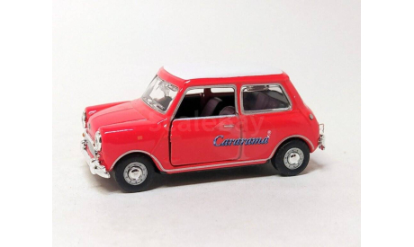 Morris Mini Cooper (красный/белый) Мини Купер Cararama  Б.11600, масштабная модель, Bauer/Cararama/Hongwell, scale43