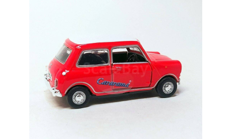 Morris Mini Cooper (красный/белый) Мини Купер Cararama  Б.11600, масштабная модель, Bauer/Cararama/Hongwell, scale43
