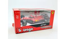 Ferrari SF21 #16 F1 Team Scuderia Ferrari Mission Winnow (красный) Феррари Bburago Б.11701, масштабная модель, scale43