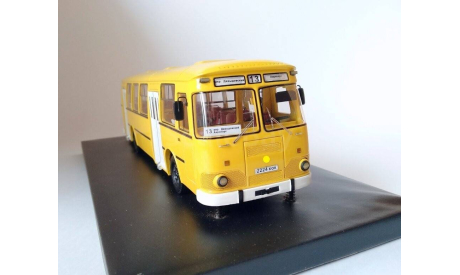 Автобус 677М (жёлтый) Sabron Sabron Scale Models  Б.6085, масштабная модель, ЛиАЗ, scale43