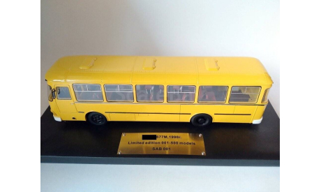 Автобус 677М (жёлтый) Sabron Sabron Scale Models  Б.6085, масштабная модель, ЛиАЗ, scale43