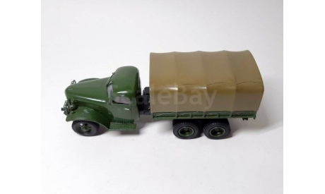 ЗИС-151 бортовой с тентом (хаки) ALF  Б.3583, масштабная модель, scale43