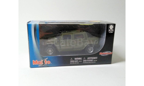 Модель-игрушка HUMMER H2 SUV (т.серый) Maisto  Б.5119, масштабная модель, scale43