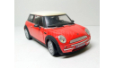 1:24 Mini Cooper (красный/белый) Мини Купер Cararama  Б.5606, масштабная модель, Bauer/Cararama/Hongwell, scale24