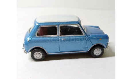 Morris Mini-Cooper (голубой/белый) Мини Купер Cararama  Б.5795, масштабная модель, Mini Cooper, Bauer/Cararama/Hongwell, scale43