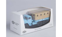 УРАЛ 375Д бортовой с тентом (голубой) Start Scale Model Н.0227, масштабная модель, Start Scale Models (SSM), scale43