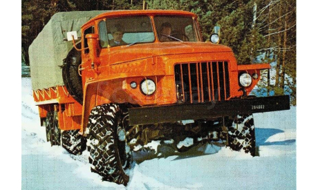 УРАЛ 375Д бортовой с тентом (оранжевый) Start Scale Model  Н.0228, масштабная модель, Start Scale Models (SSM), scale43